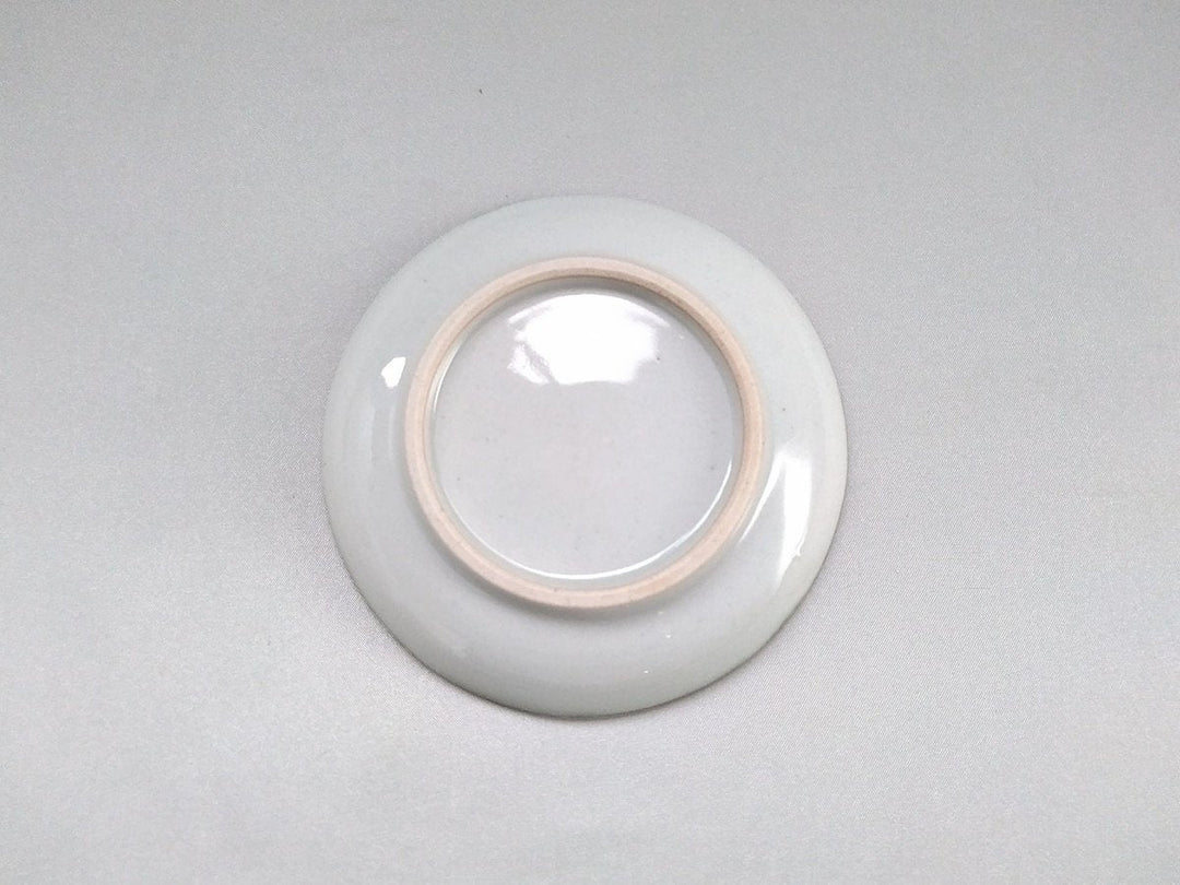 White Porcelain Yotsuba Small Plate - Crafted By Kousei Kobayashi