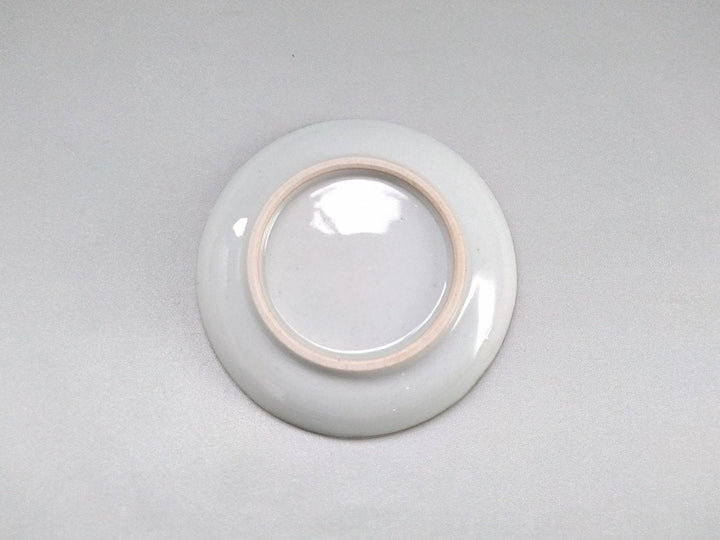 White Porcelain Yotsuba Small Plate - Crafted By Kousei Kobayashi