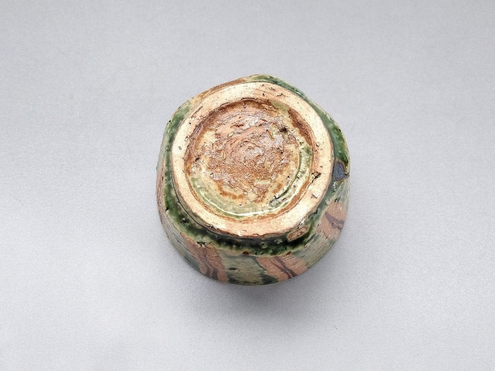 Oribe Striped Soba Cup - Crafted By Akihide Nakao