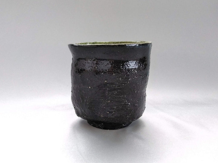 Inside Oribe Outer Black Shochu Cup Low - Crafted By Akihide Nakao