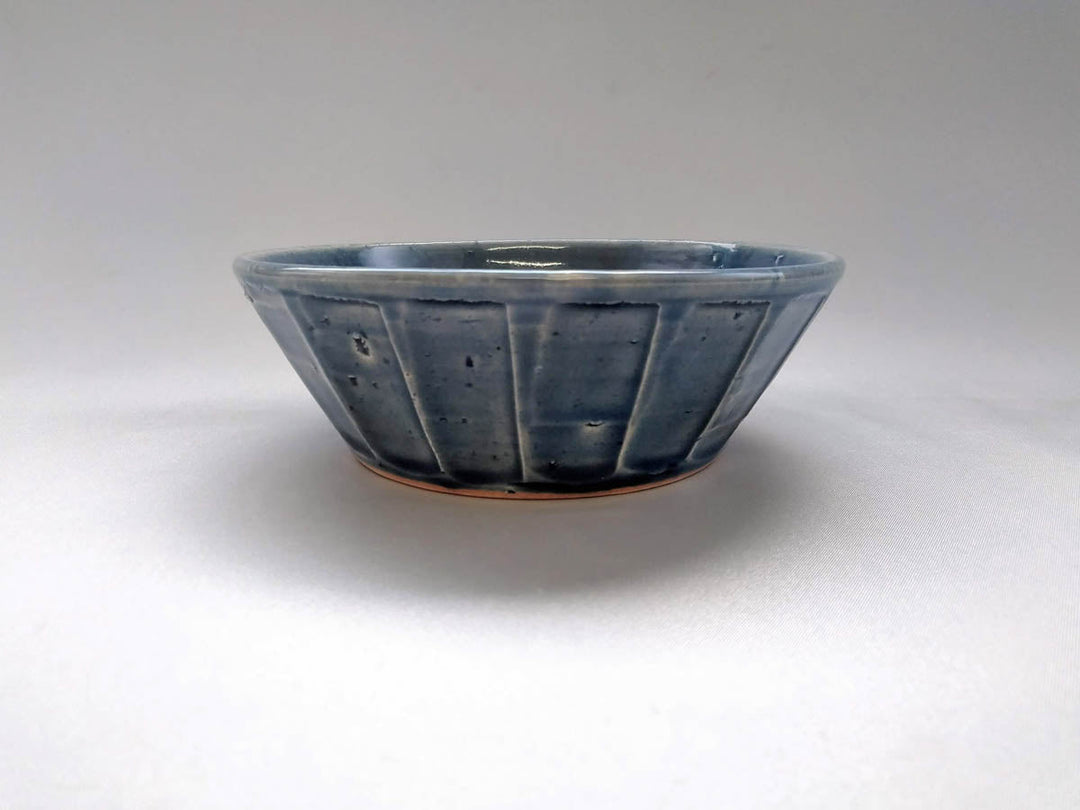 Light Blue Glazed Sogi Flat Small Bowl - Crafted By Shinji Akane