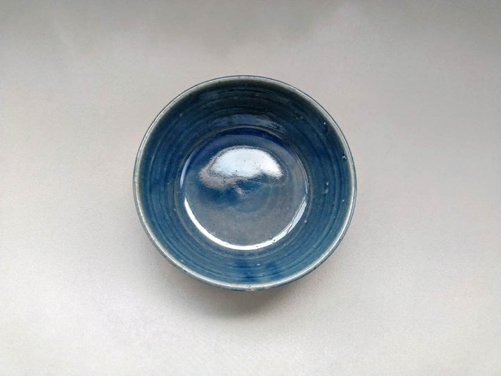 Light Blue Glazed Sogi Flat Small Bowl - Crafted By Shinji Akane