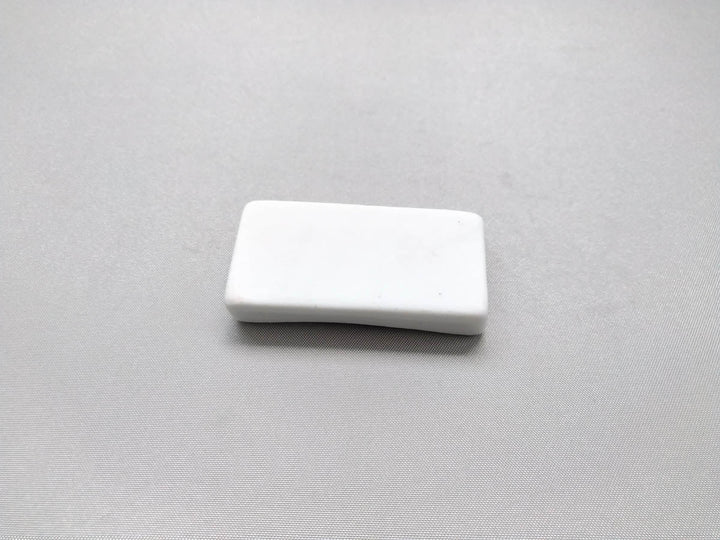 Square Chopstick Rest Red Oni - Crafted By Pottery Raku