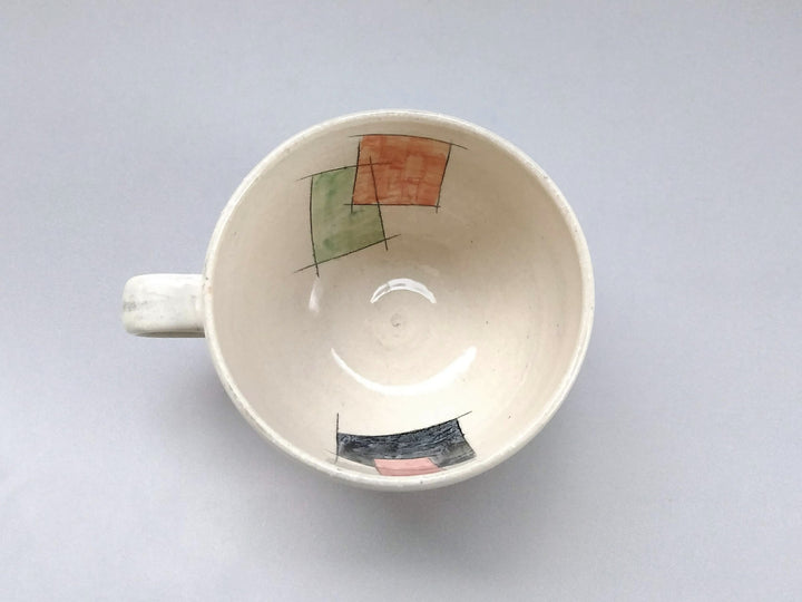 Ippuku Mug Multi-Color Cube - Crafted By Kakurin Kiln