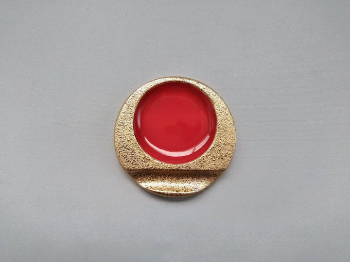 Chopstick Rest Round Red - Crafted By Bunga Yamamoto