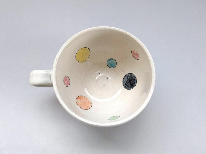 Ippuku Mug Multi-Color Dot - Crafted By Kakurin Kiln