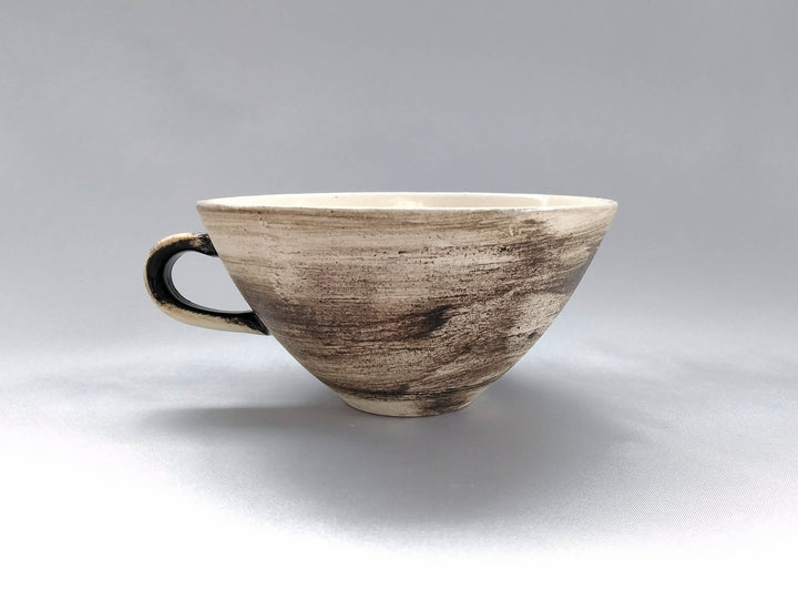 Kasuri Soup Cup White - Crafted By Kakurin Kiln