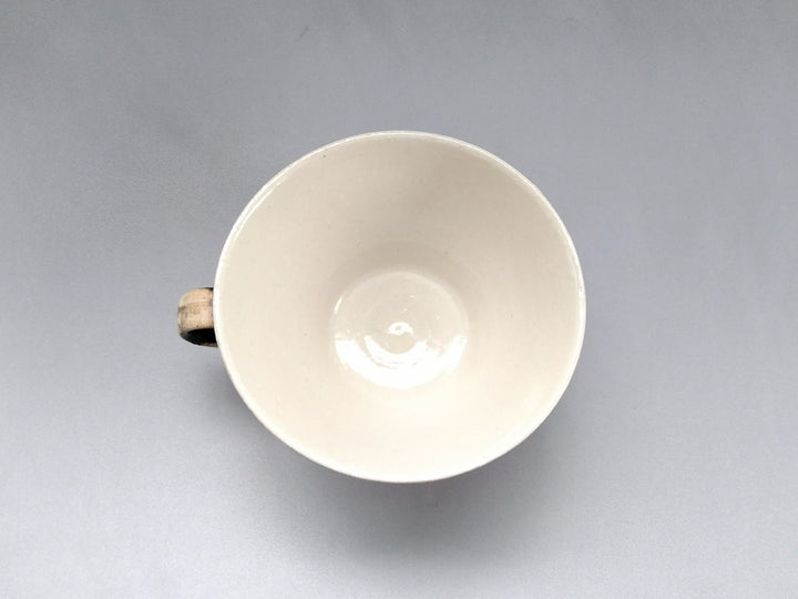 Kasuri Soup Cup White - Crafted By Kakurin Kiln