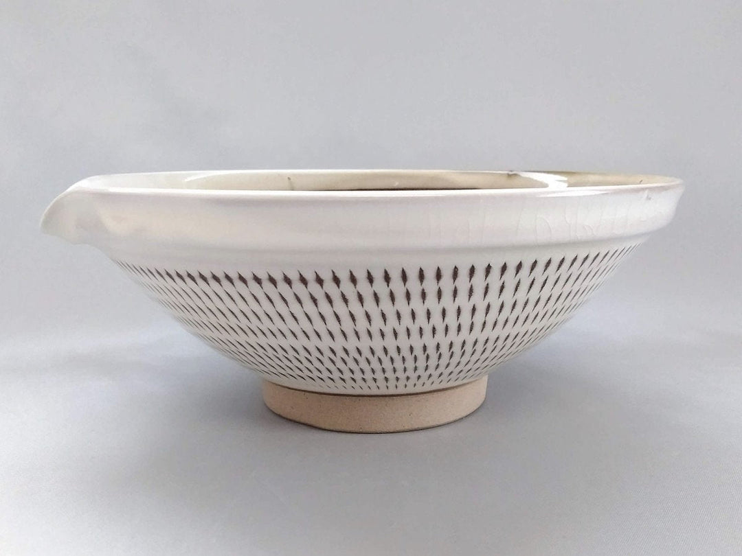 Extraordinary Katakuchi Sake Pourer Moribachi Large - Crafted By Hyozan Kiln