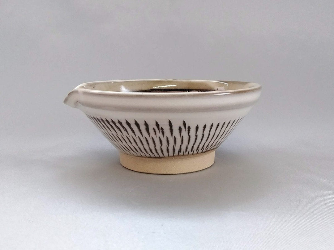 Extraordinary Katakuchi Sake Pourer Moribachi Small - Crafted By Hyozan Kiln