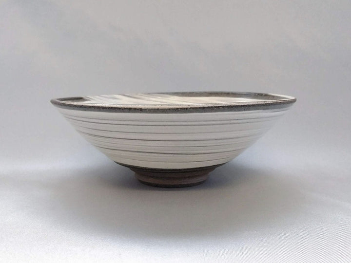 Brush Mark 5-Sun Shallow Bowl - Crafted By Norihiro Kawagoe