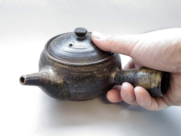 Gray-Black TeaPot - Crafted By Norihiro Kawagoe
