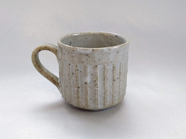 Ridged Mug Shiro - Crafted By Kiyohide Yokoi