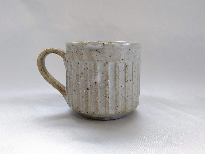 Ridged Mug Shiro - Crafted By Kiyohide Yokoi