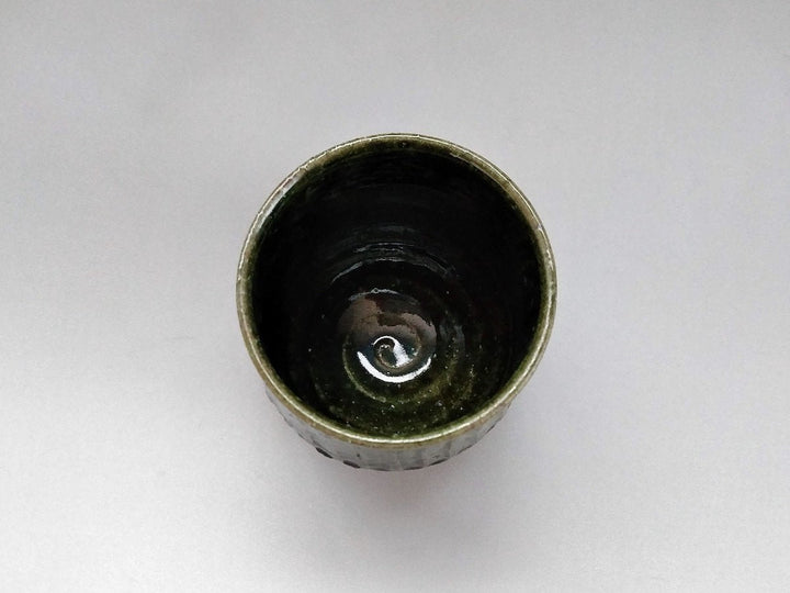 Ridged Free Cup Oribe - Crafted By Kiyohide Yokoi