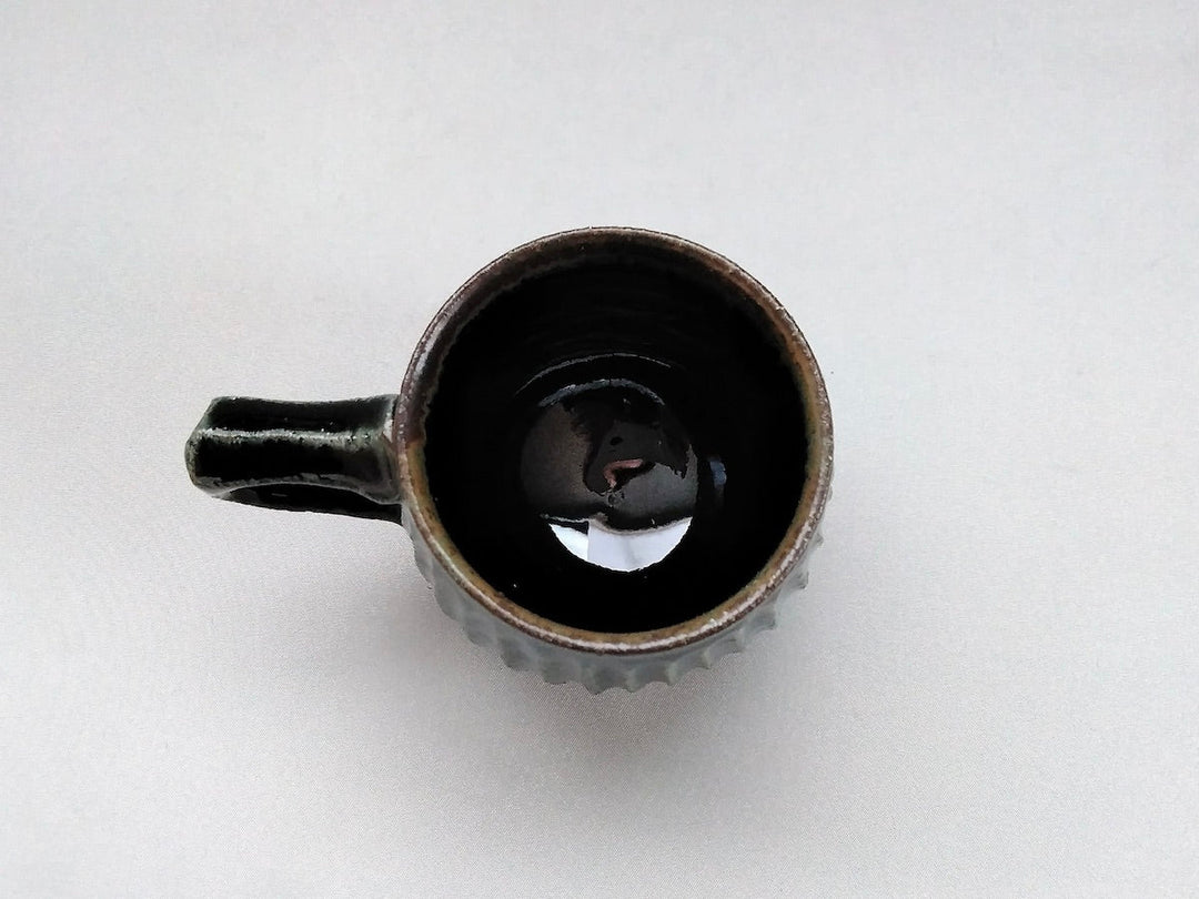 Sumi Goth Ridgedmaru Mug - Crafted By Kazuhito Yamamoto