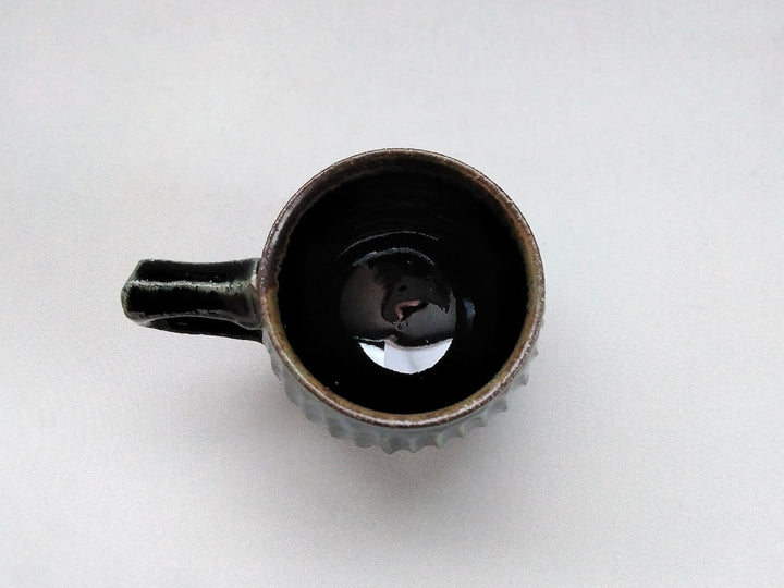 Sumi Goth Ridgedmaru Mug - Crafted By Kazuhito Yamamoto