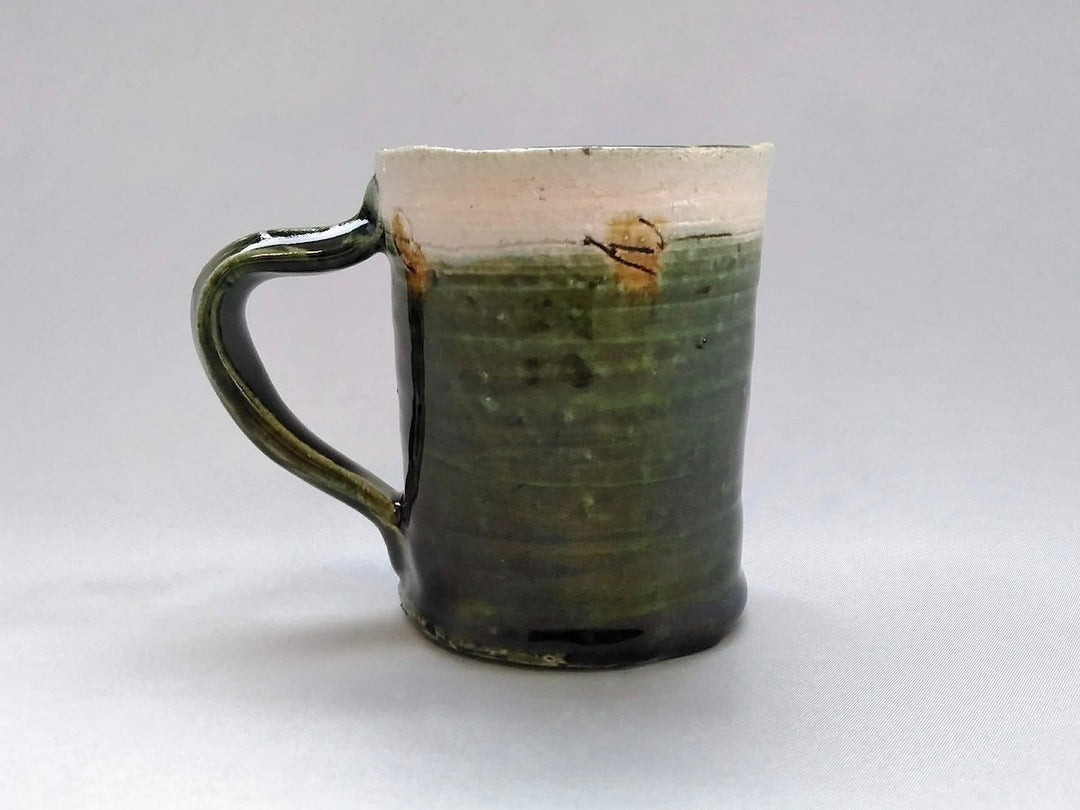 Oribe outside White Tea dot tube Mug - Crafted By Kazuhito Yamamoto