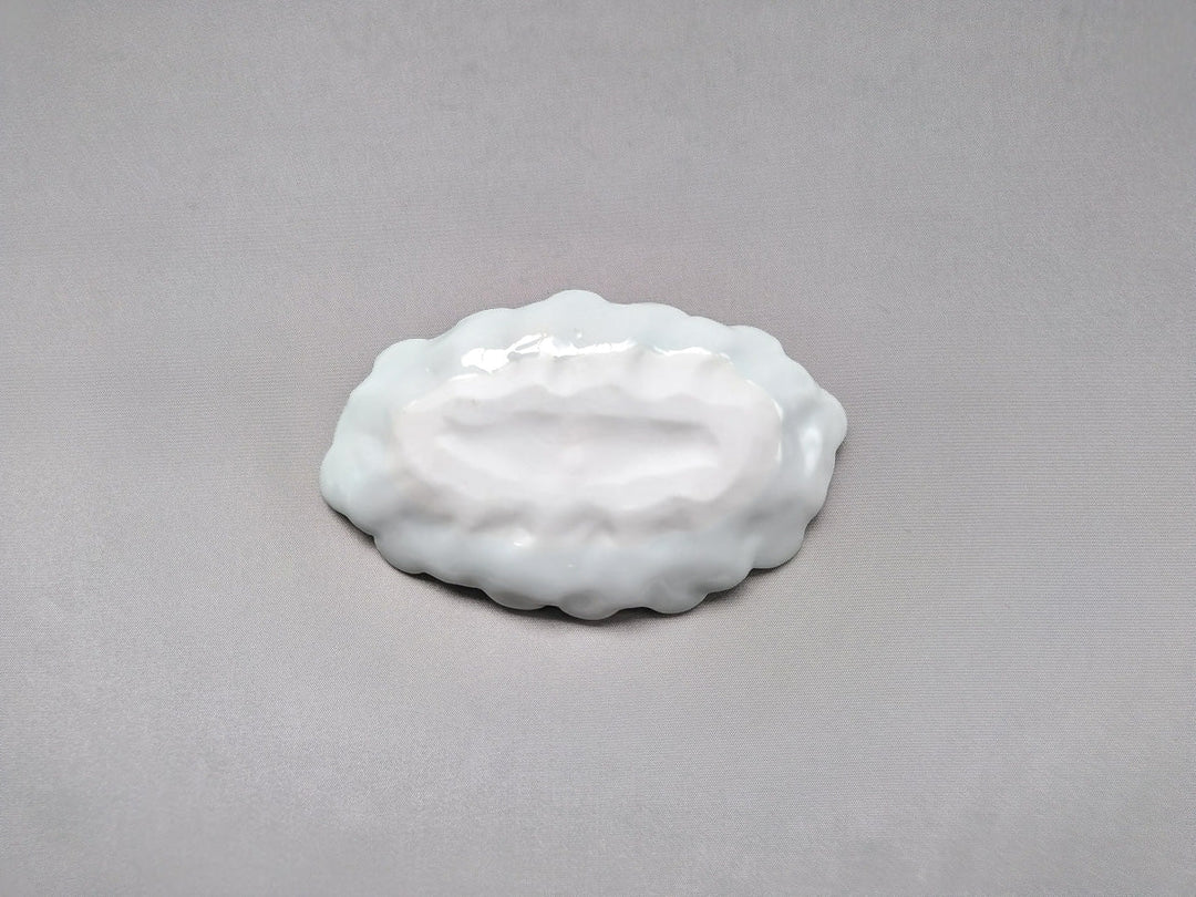 Small Plate with plum gold Color and Round dyeing - Crafted By Jusen Kiln