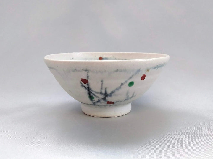 Ayomifukai Rice Bowl with Black line engraving - Crafted By Minami Kiln