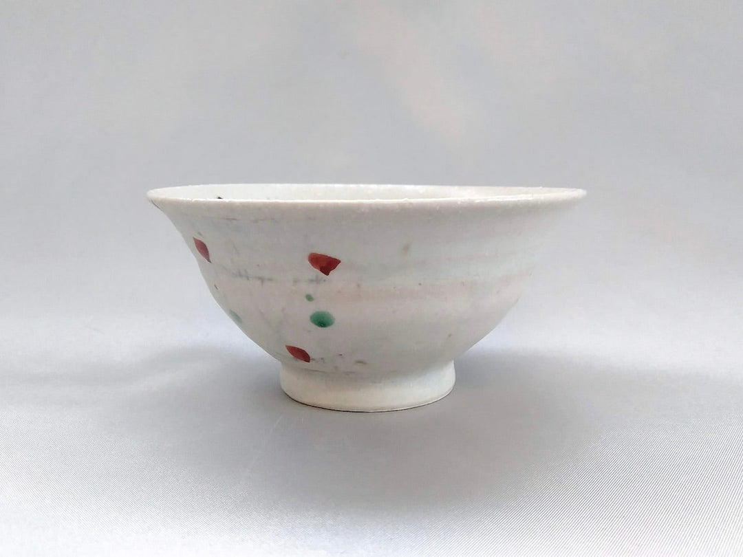 Ayomifukai Rice Bowl with Red line engraving - Crafted By Minami Kiln