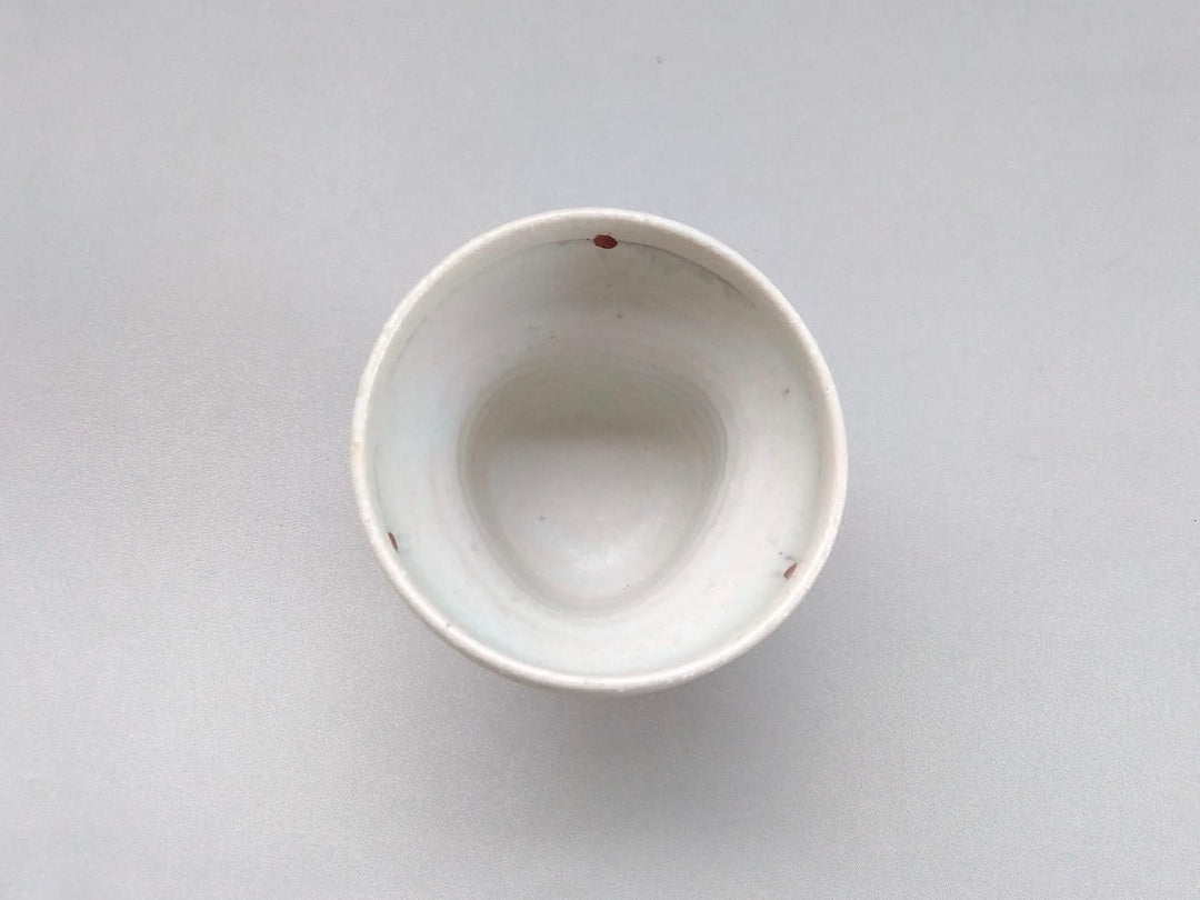 Ayomifukai modified Tea Cup with Red line engraving - Crafted By Minami Kiln