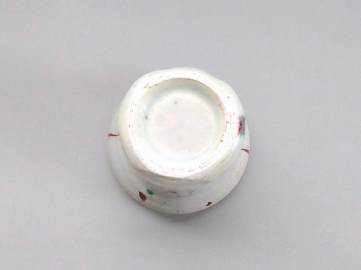 Ayomifukai modified Tea Cup with Red line engraving - Crafted By Minami Kiln