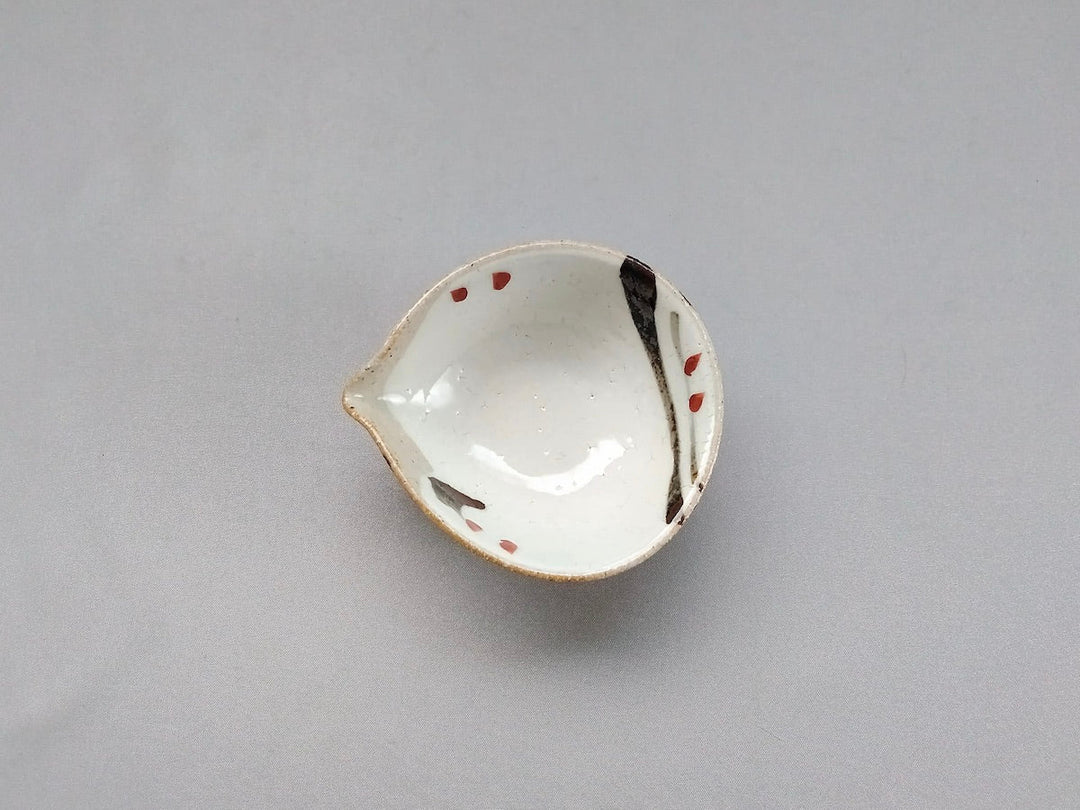 Iron Red Picture one-mouth Small Bowl - Crafted By Minami Kiln