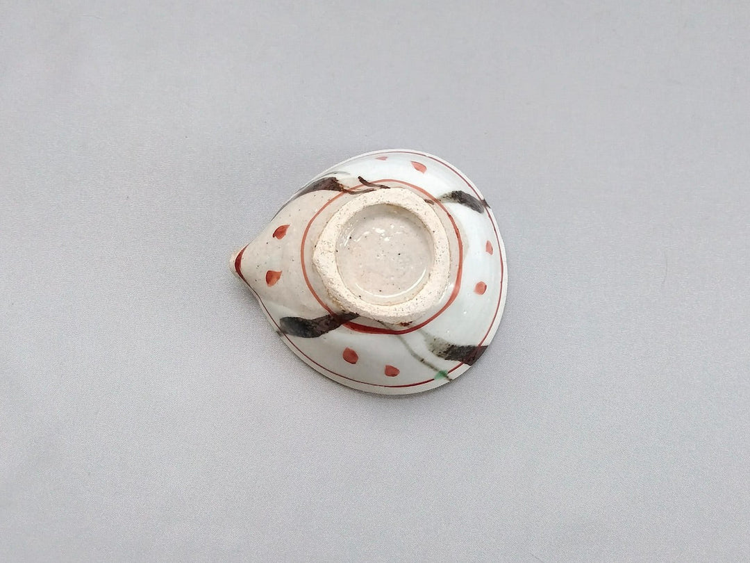 Iron Red Picture one-mouth Small Bowl - Crafted By Minami Kiln