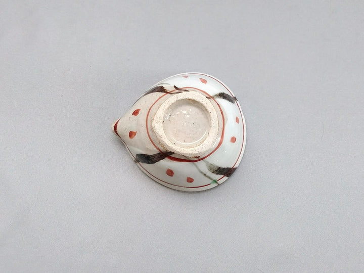 Iron Red Picture one-mouth Small Bowl - Crafted By Minami Kiln
