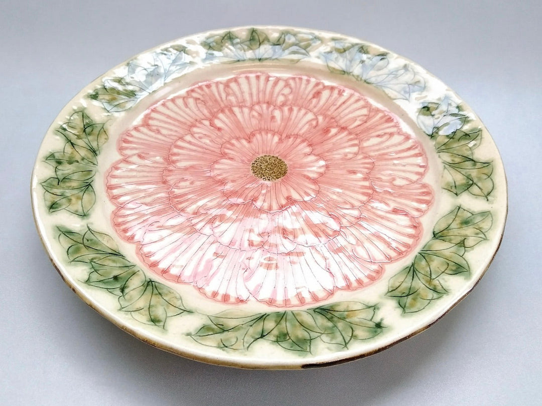 Peony Flower dInside Plate - Crafted By Yoshihei Kato