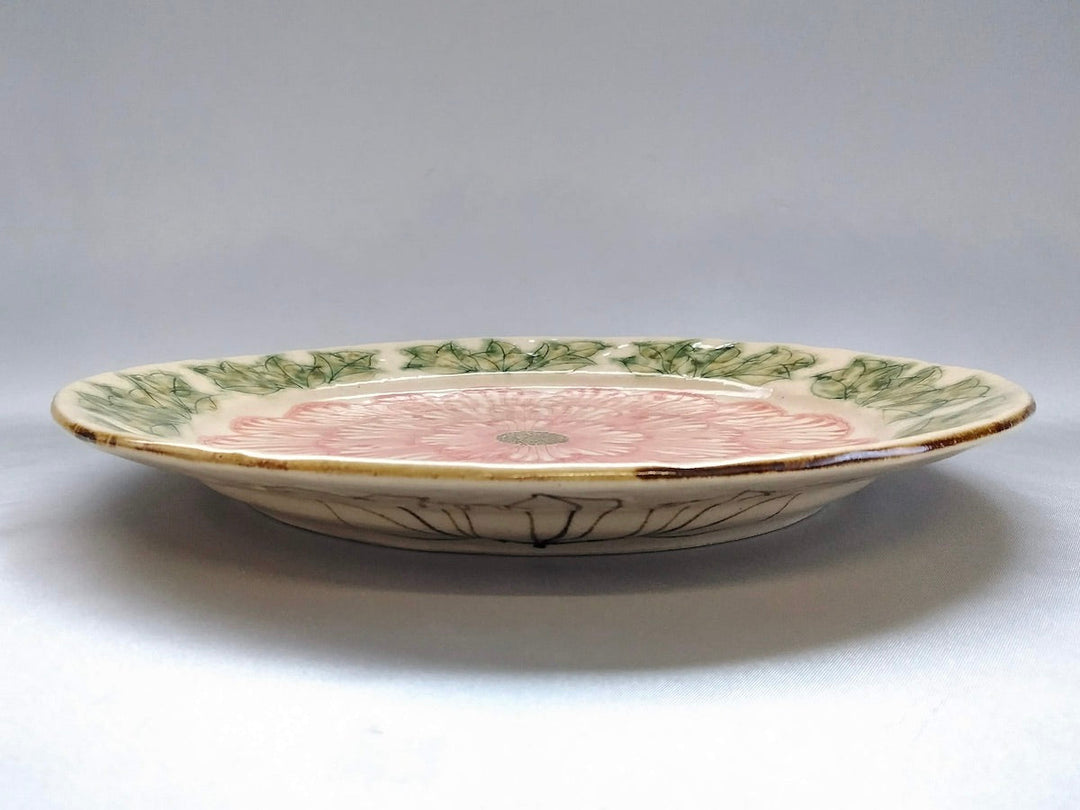 Peony Flower dInside Plate - Crafted By Yoshihei Kato