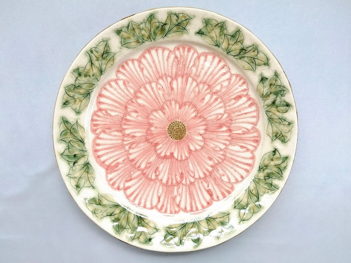 Peony Flower dInside Plate - Crafted By Yoshihei Kato