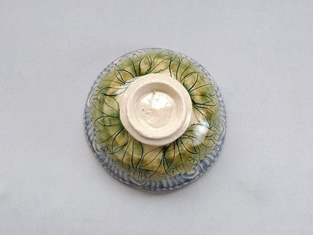 Large Rice Bowl with Peony Flower — Hand-Painted Japanese Pottery by Yoshihei Kato