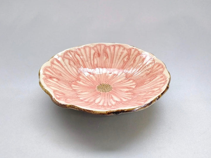 Peony Flowers in a 5-Sun Shallow Pot - Crafted By Yoshihei Kato