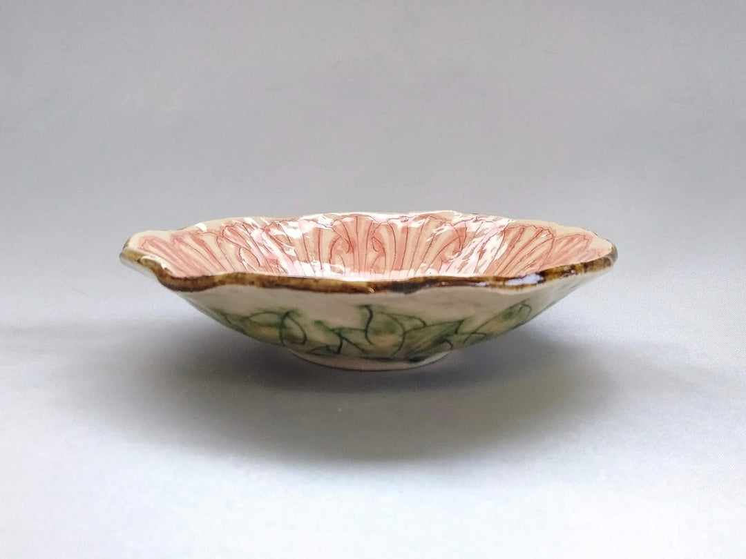 Peony Flowers in a 5-Sun Shallow Pot - Crafted By Yoshihei Kato