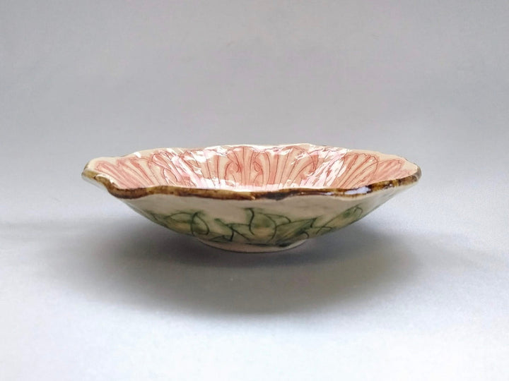 Peony Flowers in a 5-Sun Shallow Pot - Crafted By Yoshihei Kato