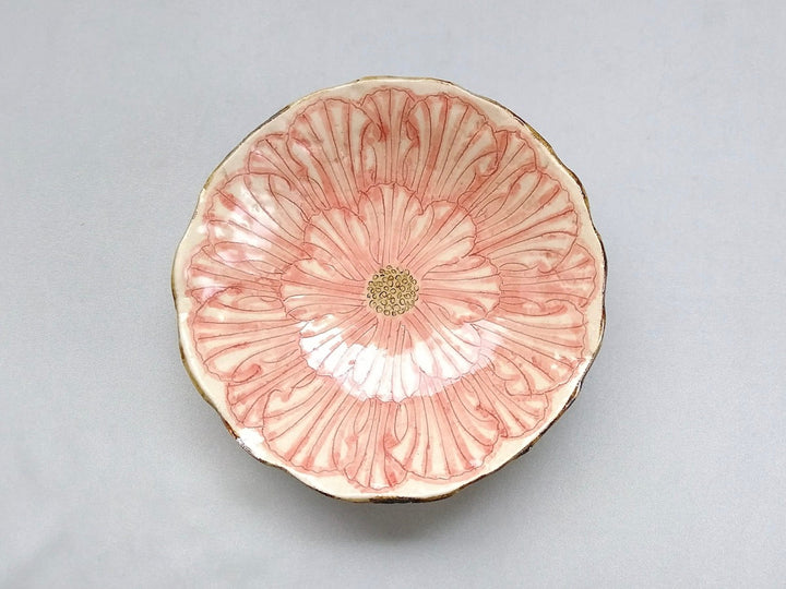 Peony Flowers in a 5-Sun Shallow Pot - Crafted By Yoshihei Kato