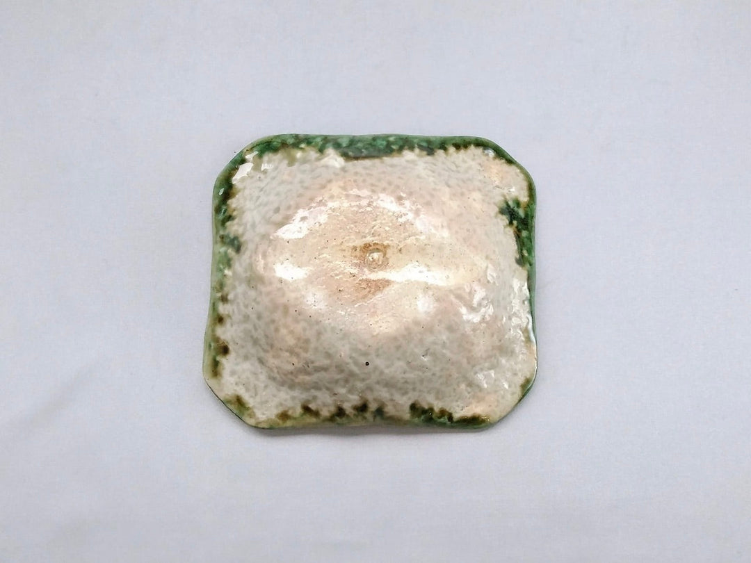 Oribe Square Square Small Bowl — Hand-Glazed Japanese Pottery by My Store