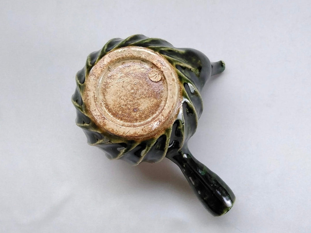 Oribe Ridged TeaPot - Crafted By Hiroyuki Oguri