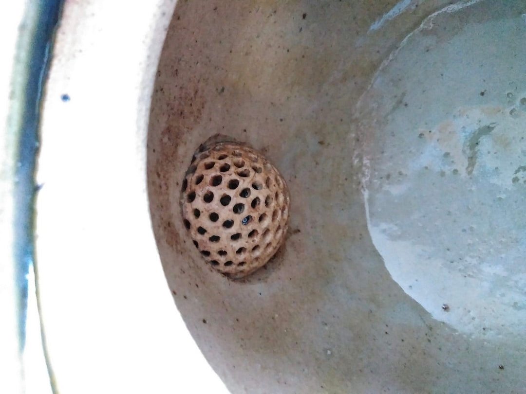 Oribe Ridged TeaPot - Crafted By Hiroyuki Oguri