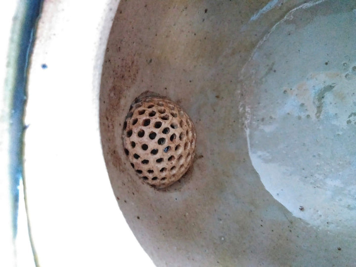Oribe Ridged TeaPot - Crafted By Hiroyuki Oguri