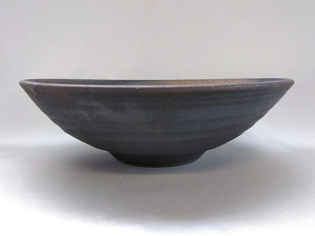 Flat Bowl Black L - Crafted By Yoichi Yajima