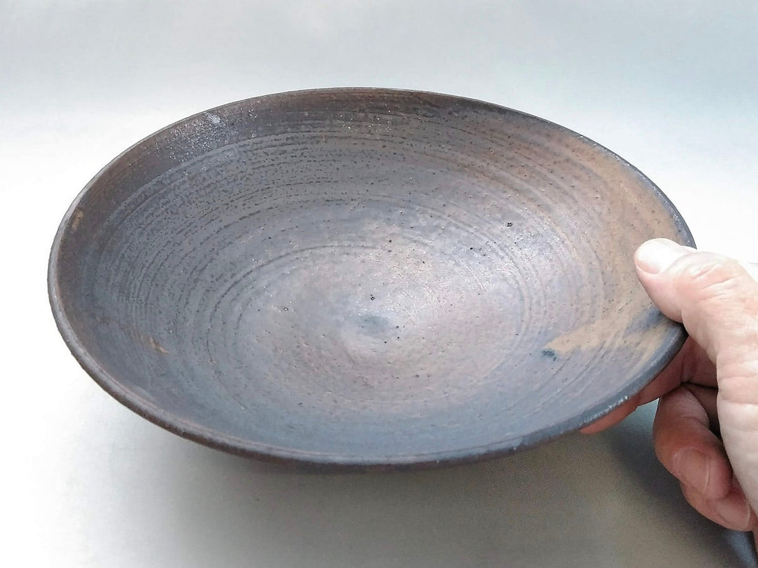 Flat Bowl Black L - Crafted By Yoichi Yajima