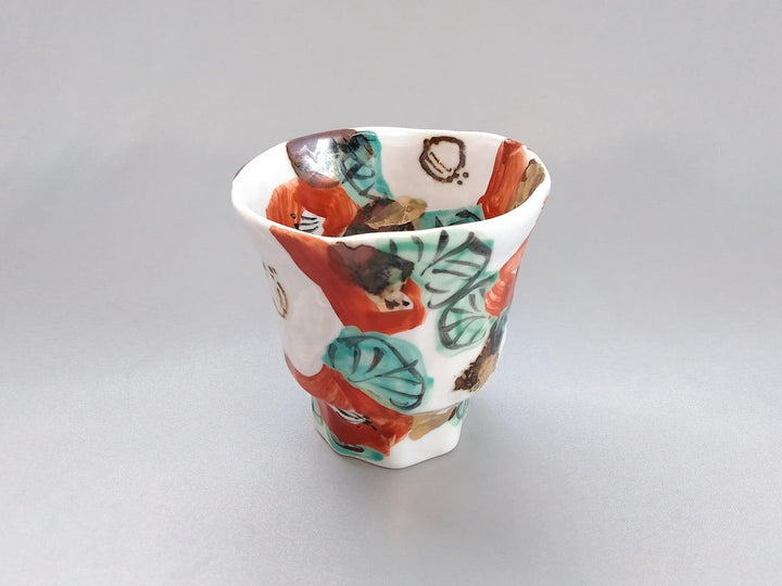 Colored Camellia Long Tea Cup - Crafted By Hitori Wada
