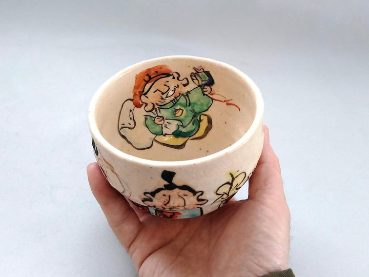 Colored Seven Lucky Gods Maru - Crafted By Hitori Wada