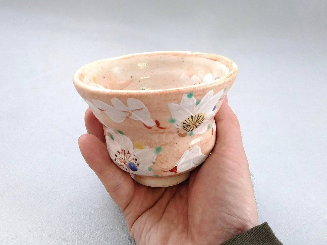 Light Ink cherry blossom neck pumped out - Crafted By Hitori Wada