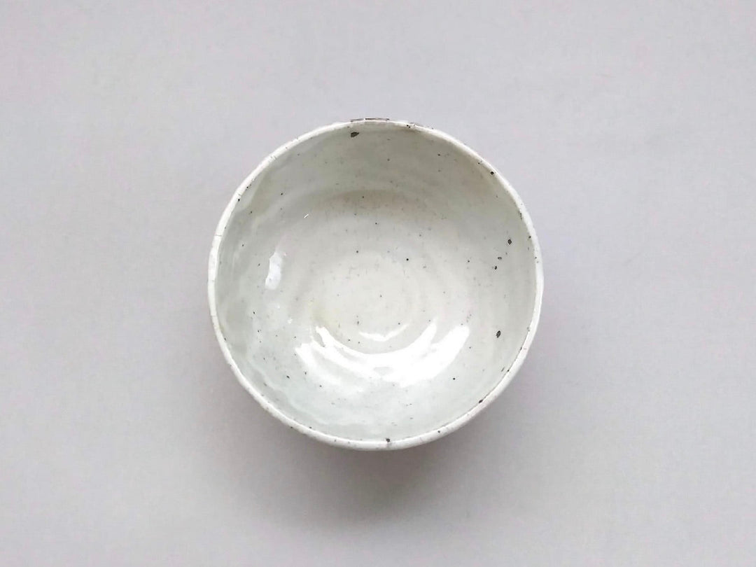 Red Rice Bowl made from White Slip Hemp Leaf — Hand-Glazed Japanese Pottery by My Store