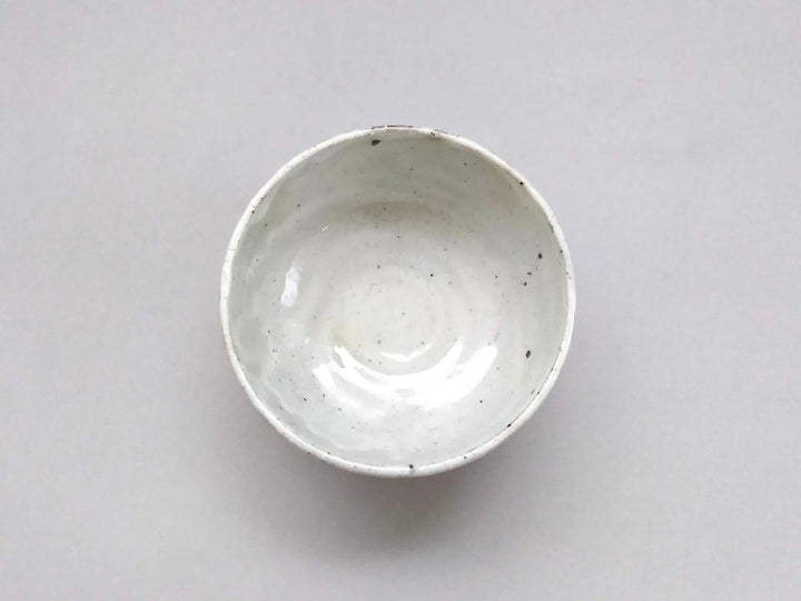 Red Rice Bowl made from White Slip Hemp Leaf — Hand-Glazed Japanese Pottery by My Store