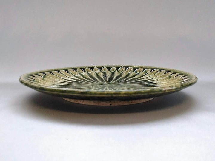 Oribe Ridged 7-Sun Plate - Crafted By Renji Nakagaki